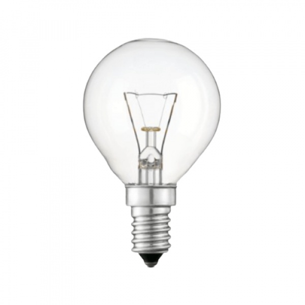 PHILIPS หลอดไฟปิงปองใส E14 40W