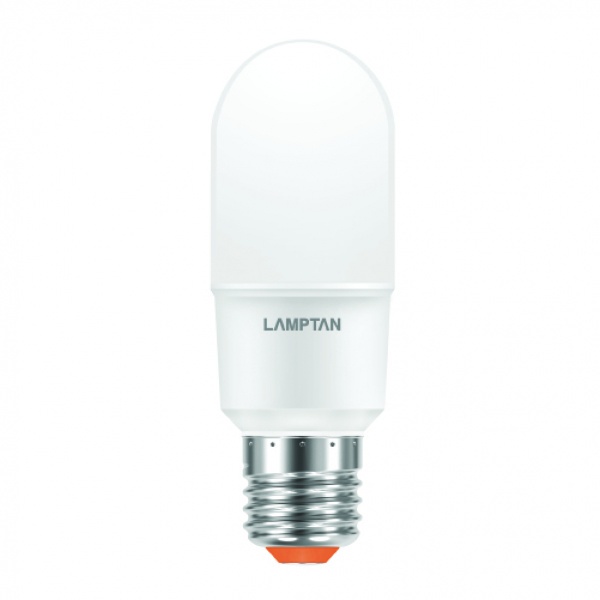 LAMPTAN หลอดไฟ ทรงกระบอก LED 9W แสงวอร์ไวท์ รุ่นทอร์ช E27