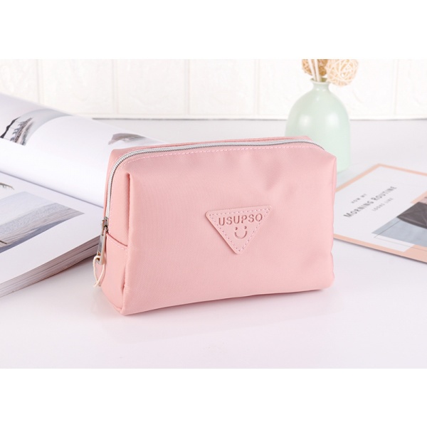 USUPSO ชุดกระเป๋าเครื่องสำอาง (สีชมพู)