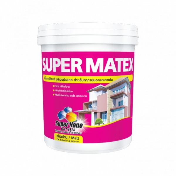 ซุปเปอร์ เมเทค สีน้ำด้าน ภายนอก #SM924 5 กล เฟรชแอปริคอท