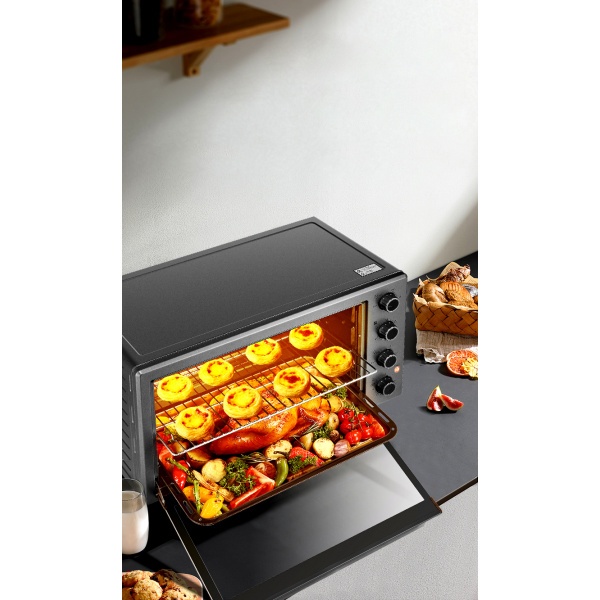 CLOSE เตาอบไฟฟ้า ความจุ 60 ลิตร 2100w. รุ่น JK60A สีเทา