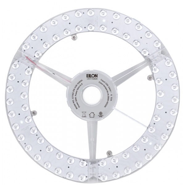 EILON หลอดไฟ LED แม็กเน็ต โมดูล วงกลม 36W ปรับได้ 3 แสง ETMZ-DS-036-3000-6500K สีขาว