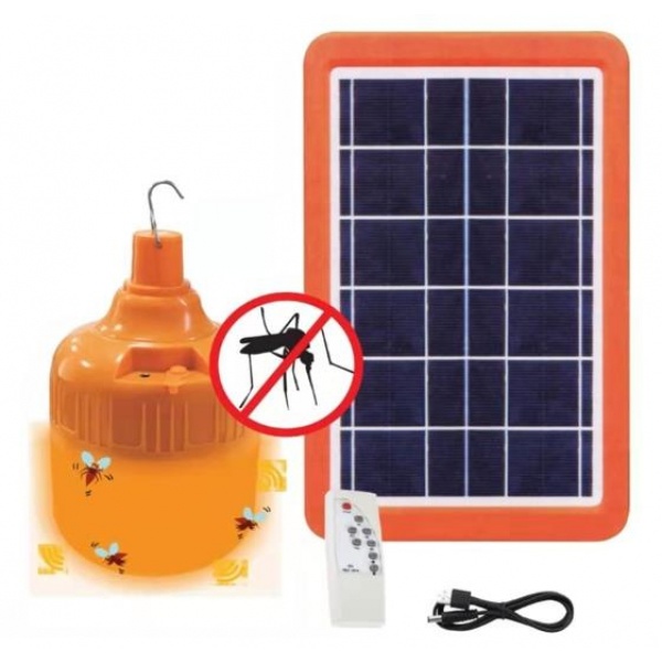EILON หลอดไฟไล่ยุงโซล่าร์เซลล์ แบบพกพา 100W รุ่น JD-9100/100W