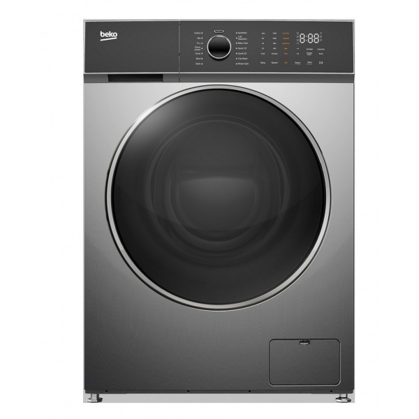 BEKO เครื่องซักผ้า/อบผ้าฝาหน้า 10.5/6 กก. WDW106141DWMP1 สีเทาเข้ม