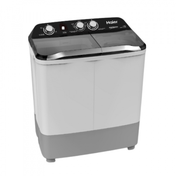 HAIER เครื่องซักผ้า 2 ถัง กึ่งอัตโนมัติ 7.5 กิโลกรัม HWM-T75 OXS สีเทา
