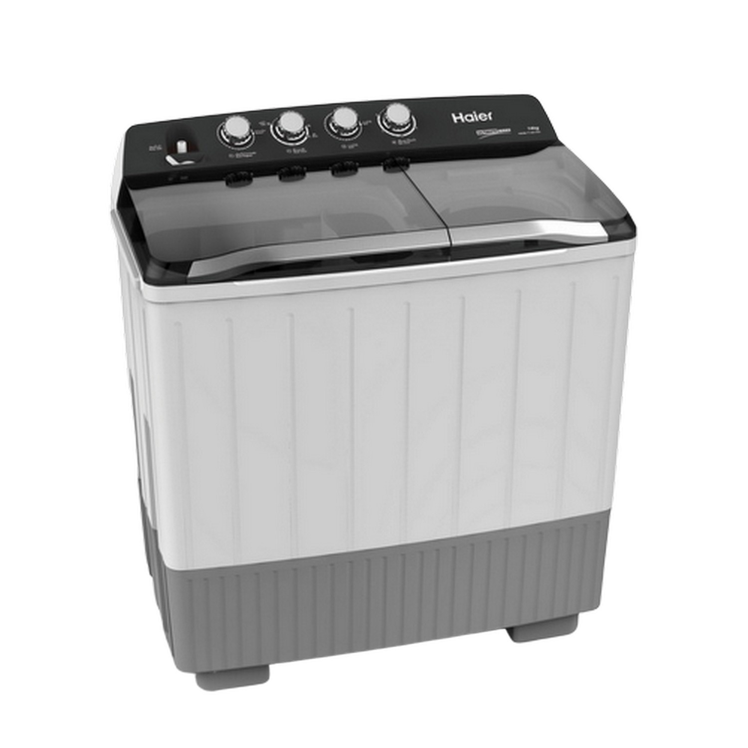 Haier เครื่องซักผ้า 2 ถัง กึ่งอัตโนมัติ 14 กก. HWM-T140 OXI สีเทาอ่อน