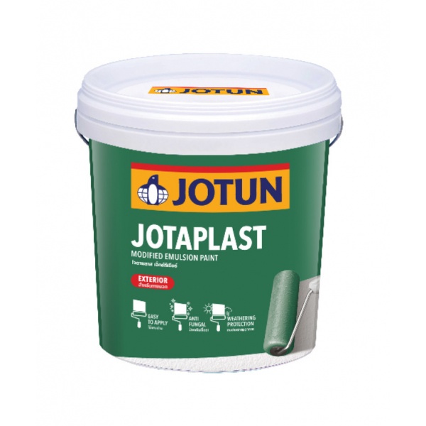 JOTUN โจตาพลาส เอ็กซ์ทีเรียร์ ขาว 9 ลิตร ขาว 9 ลิตร สีขาว