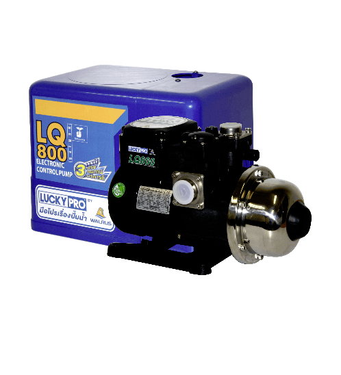 LUCKY STAR ปั๊มน้ำอัตโนมัติ 800W. LP-LQ800 ดำ-เงิน
