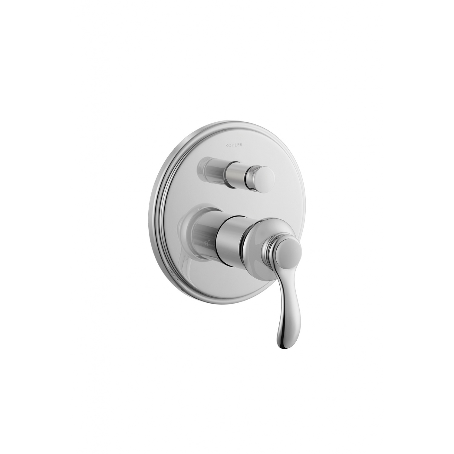 Kohler ชุดฝาครอบและวาล์วผสมฝังกำแพงลงอ่างอาบน้ำและยืนอาบโมดูโล รุ่น แฟร์แฟกซ์ K-72805T-C4-CP