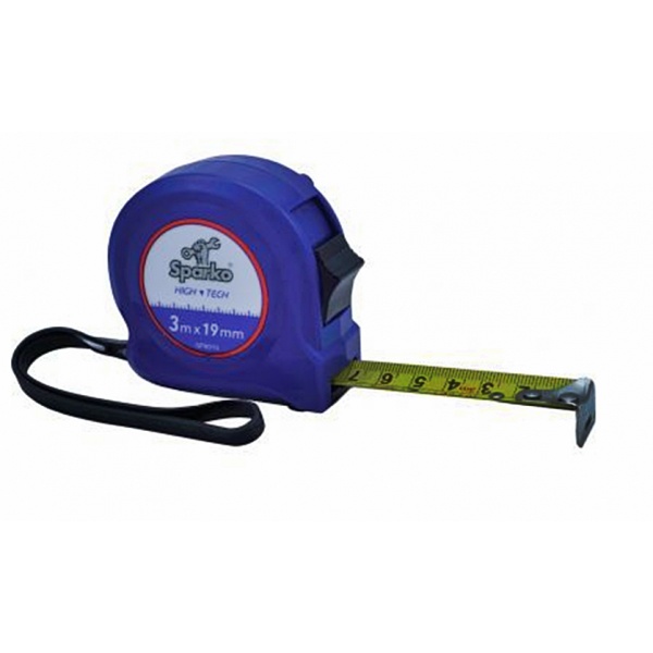 SPARKO ตลับเมตรสปาร์โก้ 3 เมตร SP9019 สีน้ำเงิน
