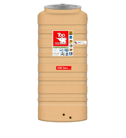 TOP ถังเก็บน้ำบนดิน รุ่น TNT-500L แกรนิต