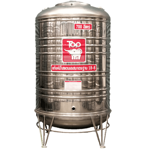 นิว ท็อป เวิลด์ ถังเก็บน้ำสเตนเลสช้างขาว TY-700L