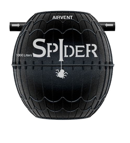 ADVANCE ถังบำบัดน้ำเสีย 1000L รุ่น septic tang spider