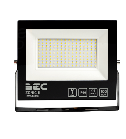 BEC ชุดโคมฟลัดไลท์ LED 100W รุ่น ZONIC II แสงเดย์ไลท์