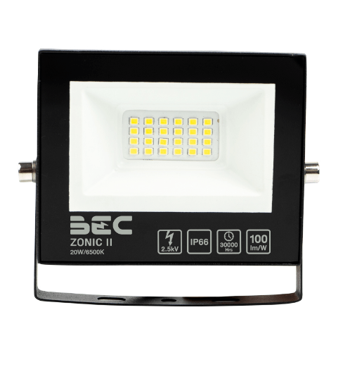 BEC ชุดโคมฟลัดไลท์ LED 20W รุ่น ZONIC II แสงเดย์ไลท์