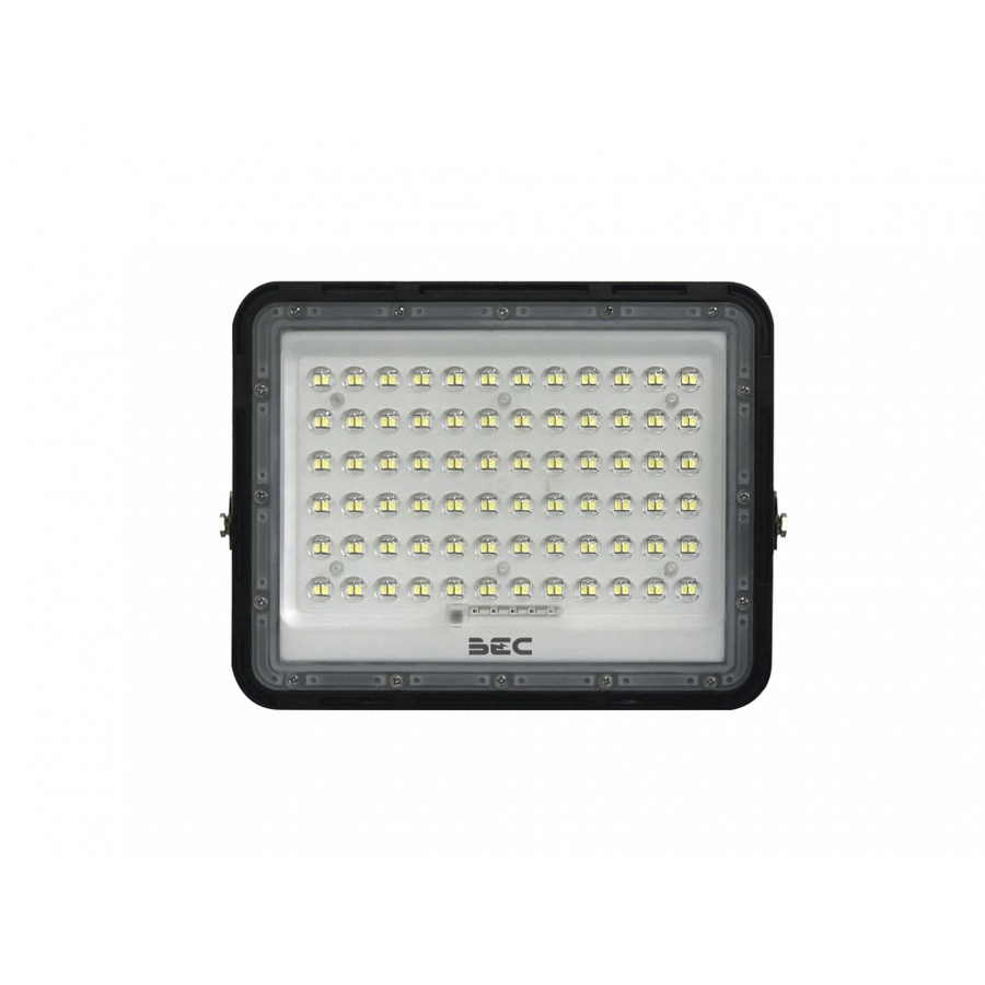 BEC โคมฟลัดไลท์โซลาร์เซลล์ LED 100W 6500K รุ่น Woody แสงเดย์ไลท์