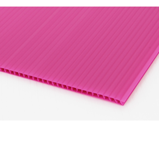 ฟิวเจอร์บอร์ด สีชมพู หนา3มม.x130.x245ซม.PLANGO