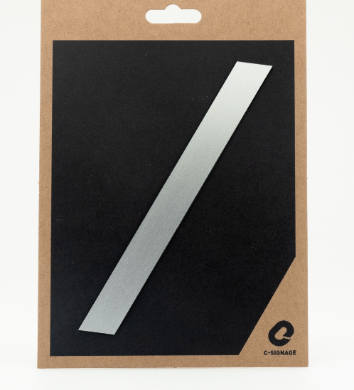 C Signage ป้ายอลูมิเนียม (อักษร /)แบบด้าน A1010