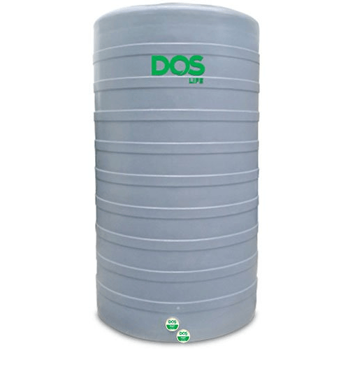 DOS ถังเก็บน้ำบนดิน CHAMP DWT 1000L S950 สีเทา