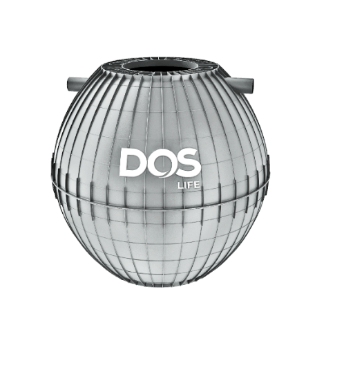 DOS ถังบำบัดน้ำเสีย 800L รุ่น ULTRA สีเทา