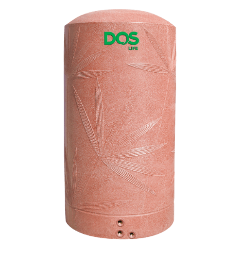 DOS ถังน้ำบนดิน NATURA NANO 700L สีแดง