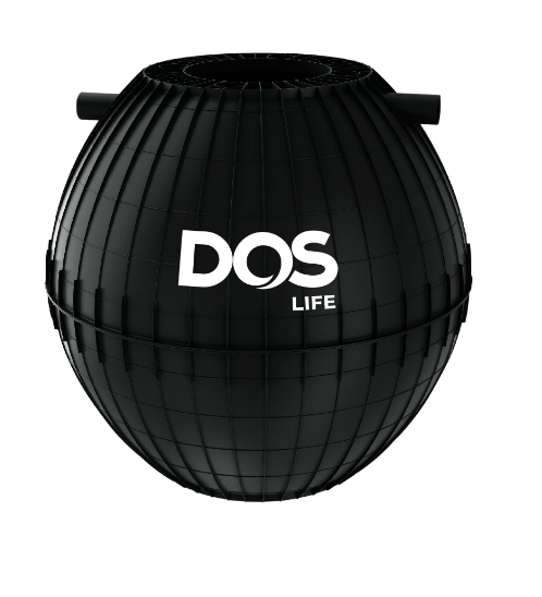 DOS ถังบำบัดน้ำเสีย 1000L HERO สีดำ