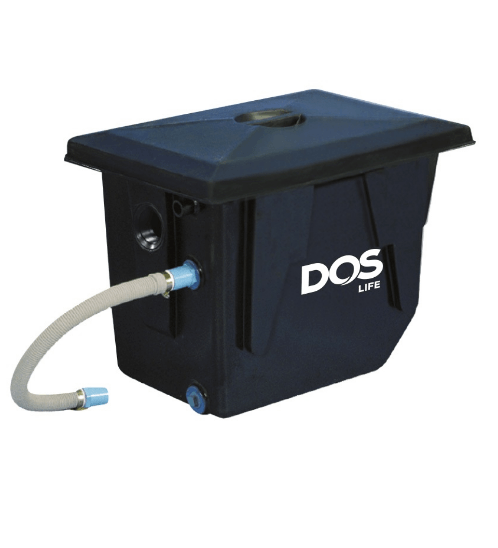 DOS ถังดักไขมันบนดิน DOS GT-01/BK-50L GREASE TRAP สีดำ