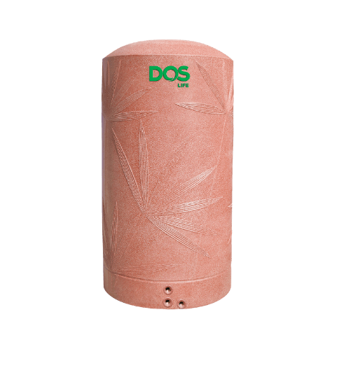DOS ถังเก็บน้ำ 500L NATURA NANO สีแดง