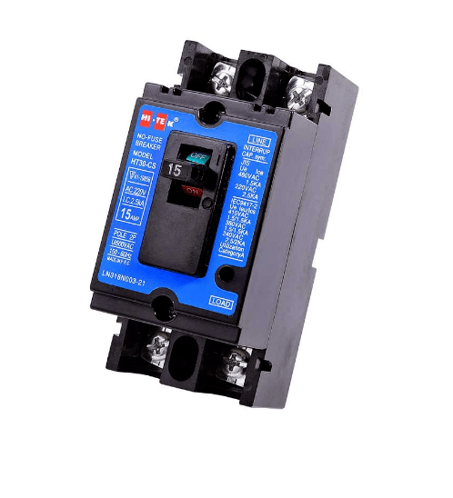 Hi-tek เซอร์กิตเบรคเกอร์ 2P HT30-CS 15A รุ่น HCMB102015 สีดำ