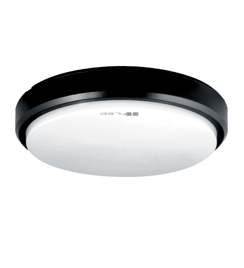 โคมไฟ LED สีดำ ทรงกลม 15W IP54 แสงนวลHI-TEK