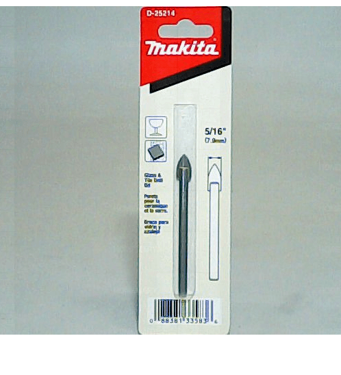 MAKITA ดอกเจาะกระจก 5/16นิ้ว D-25214