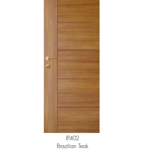 LEOWOOD ประตู I Door LW-46-Brazilian Teak ภายใน ขนาด 3.4x80x200 ซม.