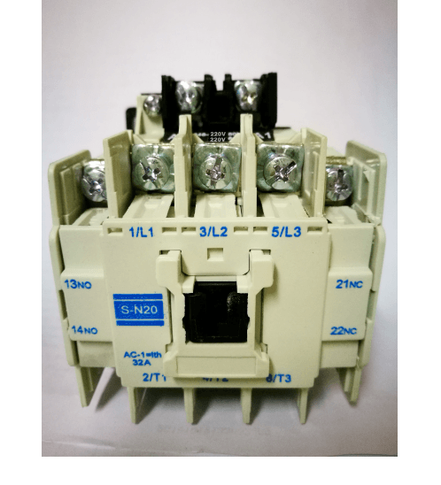 TAKAMURA คอนแทคเตอร์ รุ่น S-N20-220V สีครีม