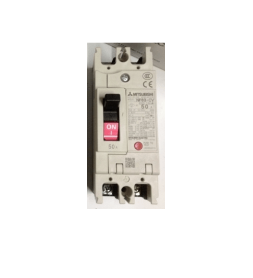 MITSUBICHI เบรคเกอร์ 2P 50A รุ่น NF63CV-2P-50A สีครีม