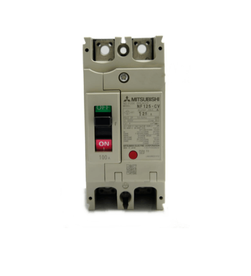 MITSUBICHI เบรคเกอร์ 2P 125A รุ่น NF125CV-2P-125A สีครีม