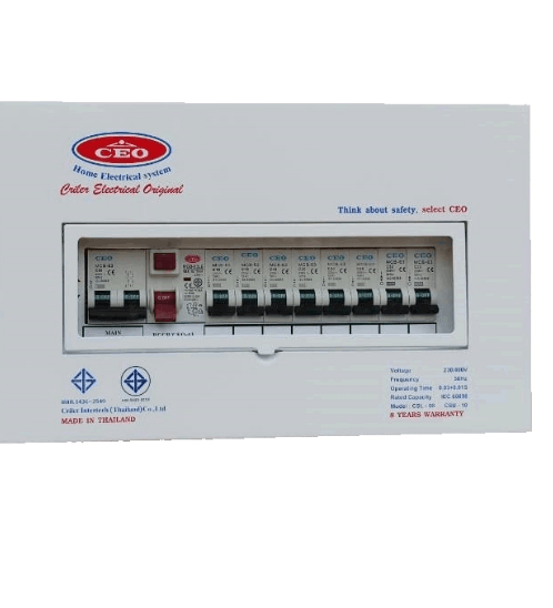 CEO เครื่องตัดไฟฟ้ารุ่น 50A 8 ช่อง CSL 50A 8w