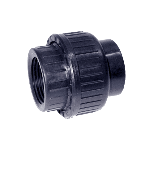 ข้อต่อยูเนี่ยน พีพี สีดำ 1/2นิ้ว(U-PP)