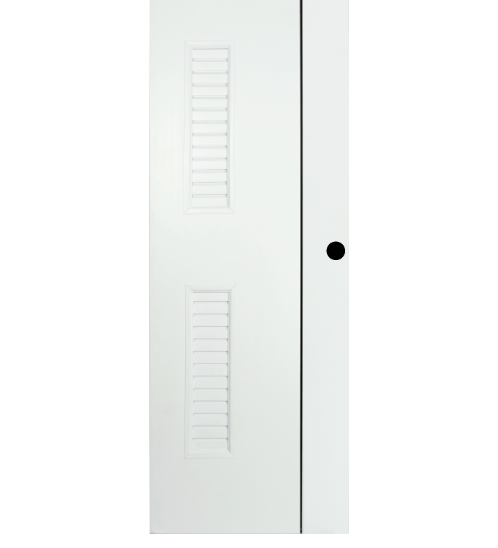 BATHIC ประตูยูพีวีซี BG6 70x180ซม. สีขาว (เจาะรู)