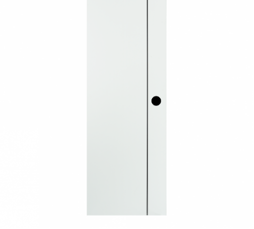 BATHIC ประตูยูพีวีซี BG1 70x180ซม. สีขาว (เจาะรูลูกบิด)
