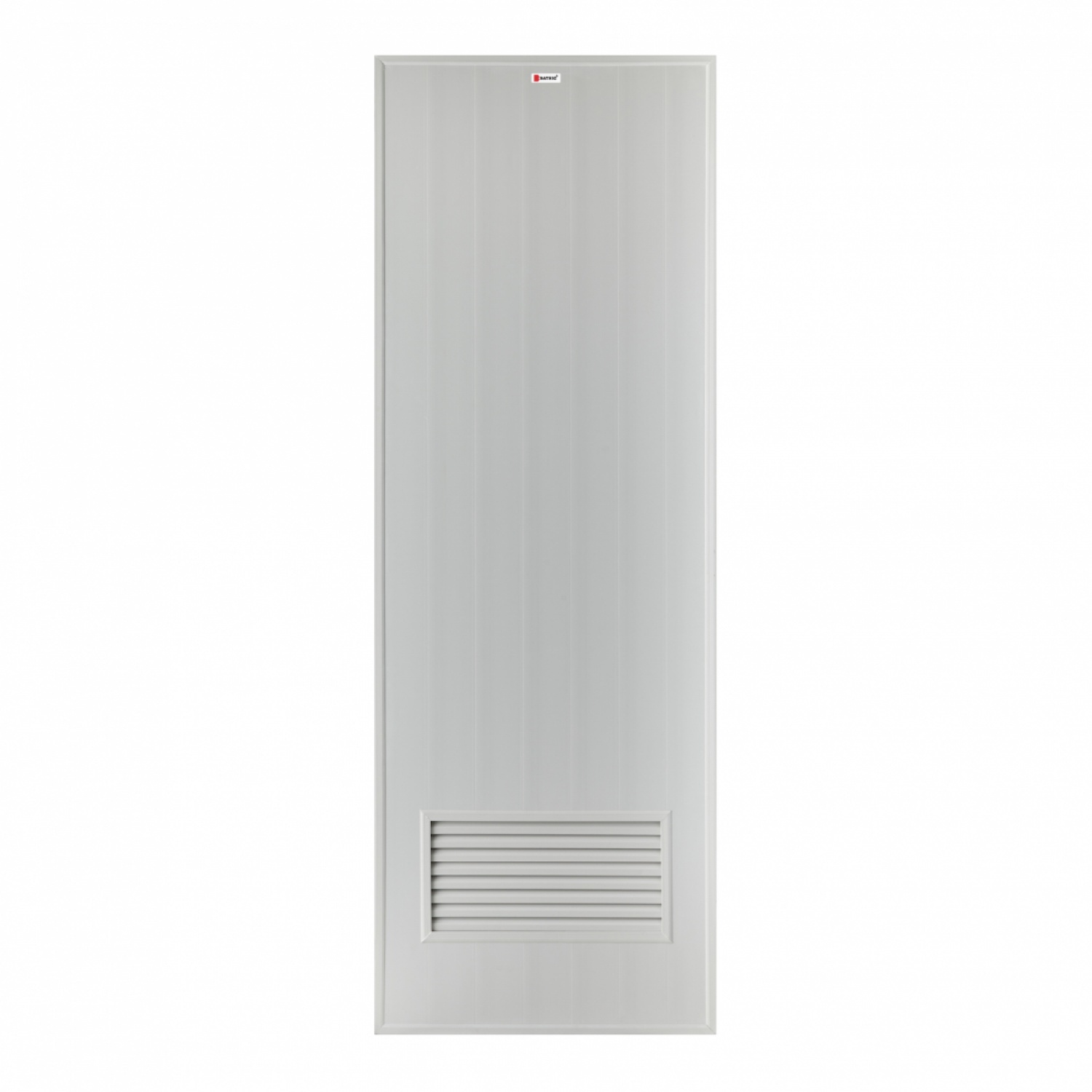 BATHIC ประตูพีวีซี BS2 60x200 ซม. สีเทา (ไม่เจาะรูลูกบิด)