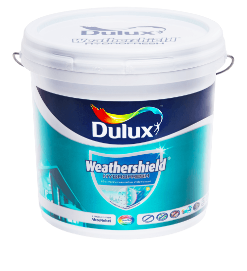 Dulux ดูลักซ์เวเธ่อร์ชีลด์ไฮโดรเฟรช เบสC Weathershield Hydrofresh ขาว