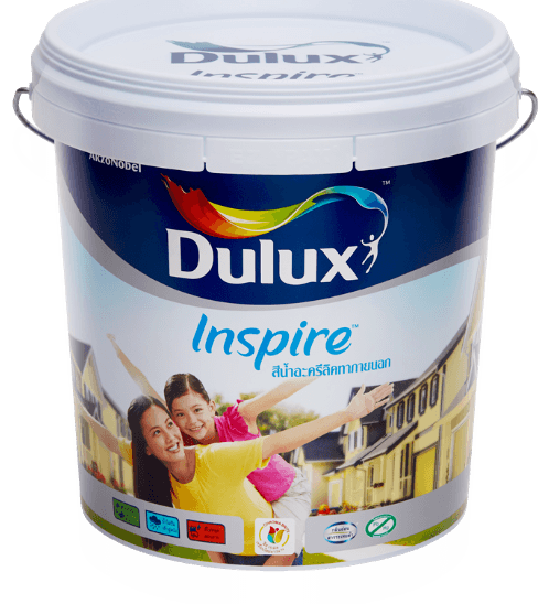 Dulux สีน้ำผสมภายนอก เบส B Inspire Exterior ขาว