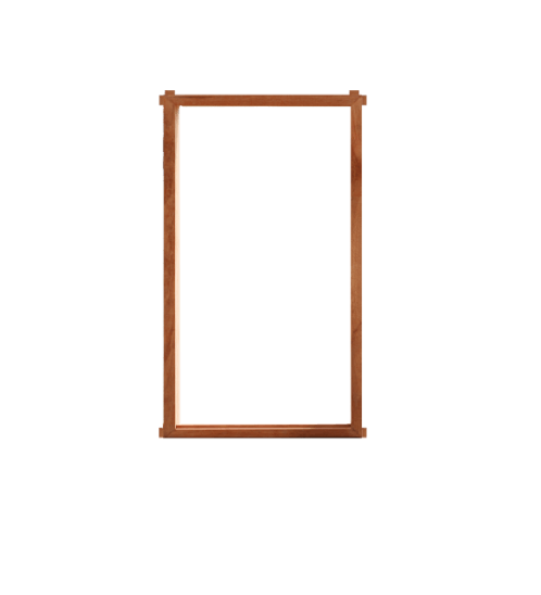 MAZTERDOOR วงกบหน้าต่างบานเดี่ยว ขนาด 50x150ซม. DF-01