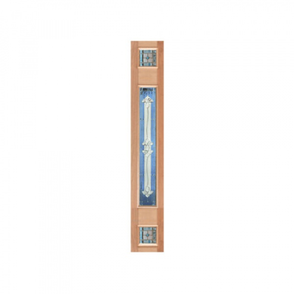 MAZTERDOOR ประตูกระจกจาปาร์การ์ ขนาด 40x245cm. JASMINE-09 upper-side
