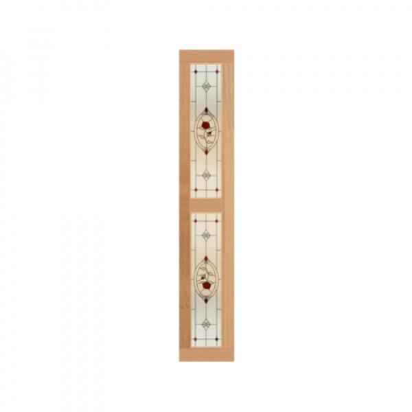 MAZTERDOOR ประตูกระจกไม้สยาแดง (UPPER-SIDE ) 40x240 cm. SS02/2