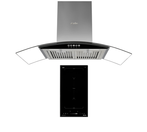 AXIA ชุดเซ็ทเครื่องดูดควัน HERO BLACK 90 + เตาไฟฟ้าเซรามิก I-TOUCH 30 FLEXI