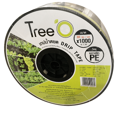 เทปน้ำหยด DP1860 ขนาด 60x1000M 3L/h