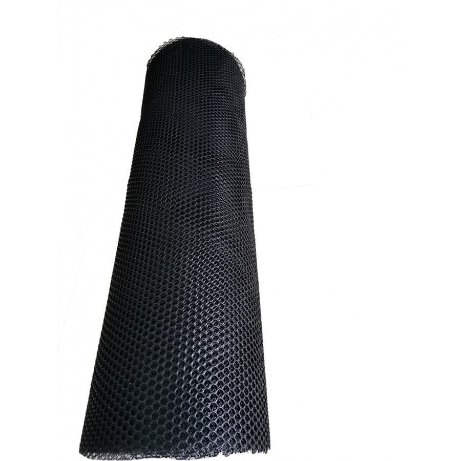 POLLO ตาข่ายพลาสติกหกเหลี่ยม 25มิล 30x0.9ม. PQS-AY037-B สีดำ