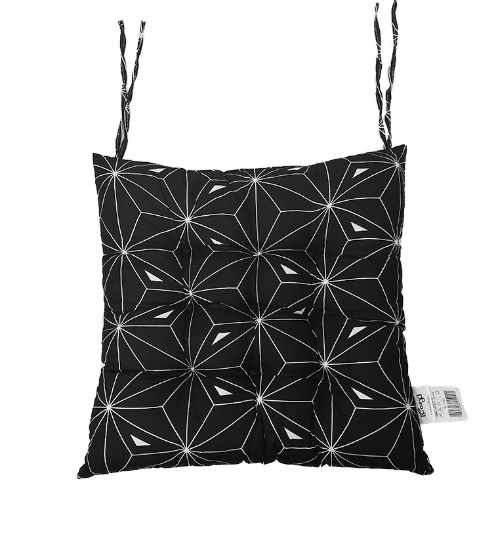 COZY เบาะรองนั่งสี่เหลี่ยม ขนาด 40×40×5ซม. รุ่น CX06 สีดำ