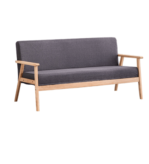 Divano โซฟาผ้า 2 ที่นั่ง 65X113X71CM MH008 สีเทา